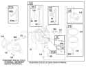 Page F Diagram and Parts List for 70082 8900001-8999999 - 1998 Toro Lawn Tractor