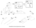 Page H Diagram and Parts List for 70082 8900001-8999999 - 1998 Toro Lawn Tractor
