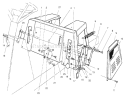 Linkage Assembly Diagram and Parts List for 70084 8900001-8999999 - 1998 Toro Lawn Tractor