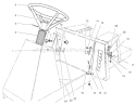 Steering Wheel, Switches & Decals Diagram and Parts List for 70084 8900001-8999999 - 1998 Toro Lawn Tractor