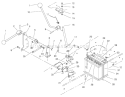 Transmission Linkage Assembly Diagram and Parts List for 70084 8900001-8999999 - 1998 Toro Lawn Tractor