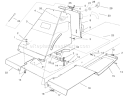Front Tower Assembly Diagram and Parts List for 70089 220000001-220999999 - 2002 Toro Lawn Tractor