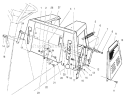 Linkage Assembly Diagram and Parts List for 70089 9900001-9999999 - 1999 Toro Lawn Tractor