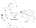 Page E Diagram and Parts List for 70089 9900001-9999999 - 1999 Toro Lawn Tractor