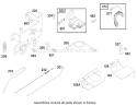 Page H Diagram and Parts List for 70089 9900001-9999999 - 1999 Toro Lawn Tractor
