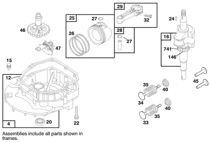 Engine Briggs & Stratton Model 12h802-1758-E1 Diagram and Parts List for 20494 8900001 - 8999999 Toro Lawn Mower