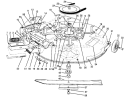 Mower Assembly-Recycler Diagram and Parts List for 70120 4900001-4999999 - 1994 Toro Lawn Tractor