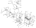 Transmission Linkage Assembly Diagram and Parts List for 70120 4900001-4999999 - 1994 Toro Lawn Tractor