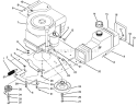 Engine Assembly Diagram and Parts List for 70120 4900001-4999999 - 1994 Toro Lawn Tractor