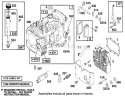 Engine Briggs & Stratton Diagram and Parts List for 70120 4900001-4999999 - 1994 Toro Lawn Tractor