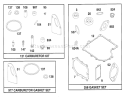 Page M Diagram and Parts List for 70080 5900001-5999999 - 1995 Toro Lawn Tractor