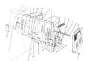 Linkage Assembly Diagram and Parts List for 70080 5900001-5999999 - 1995 Toro Lawn Tractor