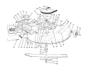 Mower Assembly-Recycler Diagram and Parts List for 70080 5900001-5999999 - 1995 Toro Lawn Tractor