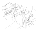 Seat Body & Side Panel Assembly Diagram and Parts List for 70080 5900001-5999999 - 1995 Toro Lawn Tractor
