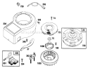 Page J Diagram and Parts List for 70080 6900001-6999999 - 1996 Toro Lawn Tractor