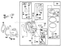 Part Location Diagram of 496623 Briggs and Stratton Nozzle-Carb. (High Altitude)