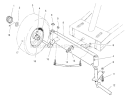 Front Axle Assembly Diagram and Parts List for 70122 210000001-210999999 - 2001 Toro Lawn Tractor