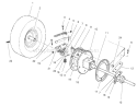 Rear Axle Assembly Diagram and Parts List for 70122 210000001-210999999 - 2001 Toro Lawn Tractor
