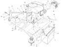 Engine Assembly Diagram and Parts List for 70122 210000001-210999999 - 2001 Toro Lawn Tractor