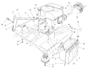 Engine Assembly Diagram and Parts List for 70122 200000001-200999999 - 2000 Toro Lawn Tractor