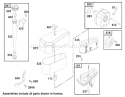Page H Diagram and Parts List for 70122 200000001-200999999 - 2000 Toro Lawn Tractor