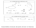 Carburetor Overhaul Kit Assembly Engine Briggs and Stratton Diagram and Parts List for 70125 220000001-220999999 - 2002 Toro Lawn Tractor