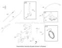 Governor Assembly Engine Briggs and Stratton Diagram and Parts List for 70125 230000001-230999999 - 2003 Toro Lawn Tractor