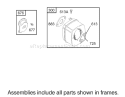Muffler and Fuel Tank Assembly Engine Briggs and Stratton Diagram and Parts List for 70125 230000001-230999999 - 2003 Toro Lawn Tractor
