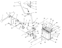 Transmission Linkage Assembly Diagram and Parts List for 70131 6900001-6999999 - 1996 Toro Lawn Tractor