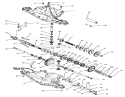 Peerless Transaxle Diagram and Parts List for 70100 49000001-49999999 - 1994 Toro Lawn Tractor