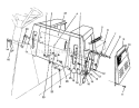 Linkage Assembly Diagram and Parts List for 70141 59000001-59999999 - 1995 Toro Lawn Tractor