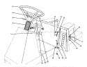 Steering Wheel, Switches & Decals Diagram and Parts List for 70141 59000001-59999999 - 1995 Toro Lawn Tractor