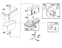 Page F Diagram and Parts List for 70141 59000001-59999999 - 1995 Toro Lawn Tractor