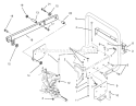 Stand Bar Assembly Diagram and Parts List for 70142 59000001-59999999 - 1995 Toro Lawn Tractor
