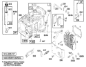 Engine Diagram and Parts List for 70142 59000001-59999999 - 1995 Toro Lawn Tractor
