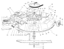 Mower Assembly - Recycler Diagram and Parts List for 70142 69000001-69999999 - 1996 Toro Lawn Tractor