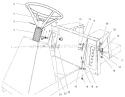 Steering Wheel, Switches & Decals Diagram and Parts List for 70142 69000001-69999999 - 1996 Toro Lawn Tractor