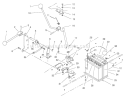 Transmission Linkage Assembly Diagram and Parts List for 70142 69000001-69999999 - 1996 Toro Lawn Tractor