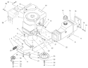 Engine Assembly Diagram and Parts List for 70142 69000001-69999999 - 1996 Toro Lawn Tractor