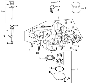 Oil Pan/Lubrication-Engine Kohler Model No. C15s Spec 41561 Diagram and Parts List for 30187 795001 - 799999 Toro Lawn Tractor Accessories