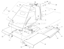 Front Tower Assembly Diagram and Parts List for 70171 210000001-210999999 - 2001 Toro Lawn Tractor