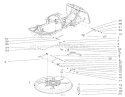 Deck Suspension Assembly Diagram and Parts List for 70184 220000001-220999999 - 2002 Toro Lawn Tractor