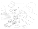 Seat and Rear Bag Assembly Diagram and Parts List for 70184 220000001-220999999 - 2002 Toro Lawn Tractor