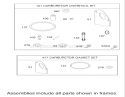 Carburetor Overhaul Kit Assembly Engine Diagram and Parts List for 70184 220000001-220999999 - 2002 Toro Lawn Tractor
