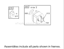 Muffler and Fuel Tank Assembly Diagram and Parts List for 70184 230000001-230999999 - 2003 Toro Lawn Tractor