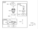 Starter Assembly Engine Diagram and Parts List for 70184 230000001-230999999 - 2003 Toro Lawn Tractor