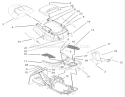 Body and Decal Assembly Diagram and Parts List for 70184 230000001-230999999 - 2003 Toro Lawn Tractor