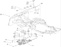 Gear Transmission and Linkage Assembly Diagram and Parts List for 70185 270000001-270805705 - 2007 Toro Lawn Tractor