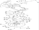 Deck Suspension Assembly Diagram and Parts List for 70185 270805706-280899564 - 2008 Toro Lawn Tractor