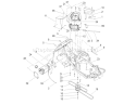 Engine and Fuel Tank Assembly Diagram and Parts List for 70186 240000001-240999999 - 2004 Toro Lawn Tractor